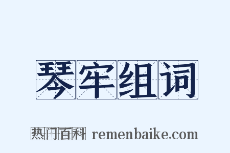 琴牢组词是什么意思的图片